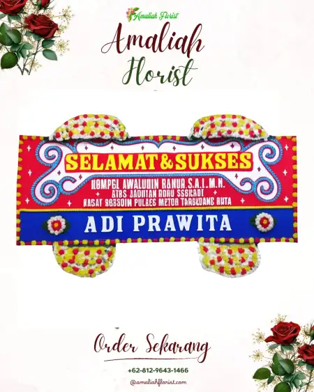 Papan Bunga Ucapan Selamat Sitirejo Iii